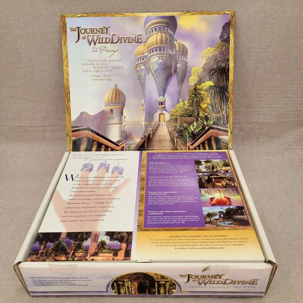 The Journey to Wild Divine The Passage Biofeedback Game for Win XP - Open Box
